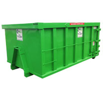 Moon Trailer Leasing, Moon Mini Dumpster, Roll off Dumpster Kentucky, Green Dumpster