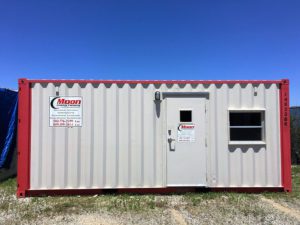 Moon Trailer Leasing, Mobile Offices for Rent, 20 ft Ground Level Office