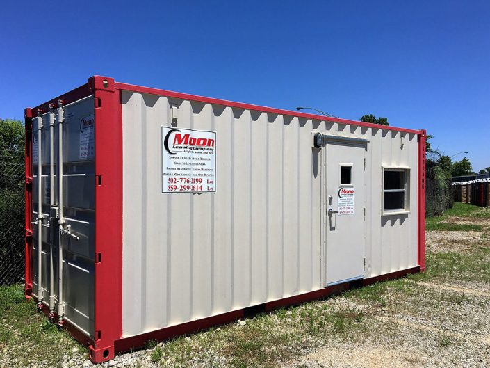 portable office rental from Moon Trailer Leasing 20 foot unit Moon Trailer Leasing
